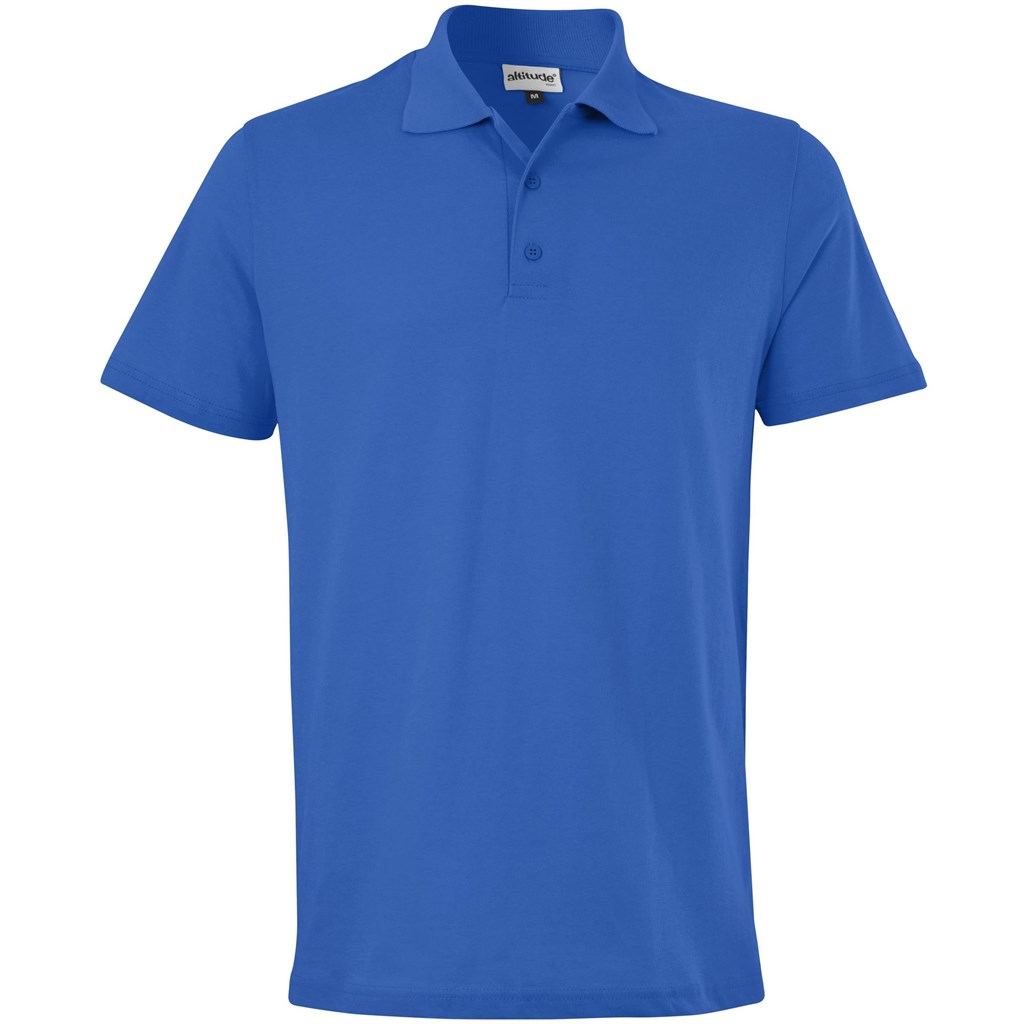 Mens Michigan Golf Shirt - Royal Blue - Domoney Brothers